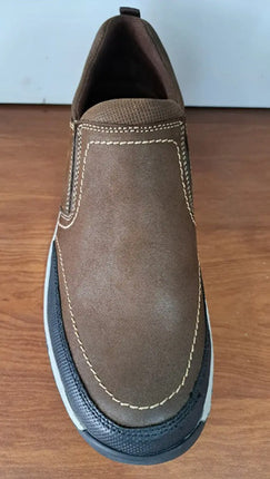 Hermoso Zapato Mocasin Coreano De Cuero Impermeable Outdoor