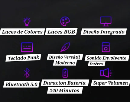 Parlante Inalámbrico Altavoz Portátil Recargable Bltooth 5.0