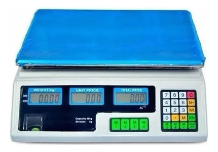 Balanza Pesa Digital 40kg Sobremesa Blanco 40 Kg