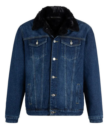 Hermosa Chaqueta Jeans  Vaquero Abrigo Parka Casaca Cazadora Aviadora Bomber Forrada Con C