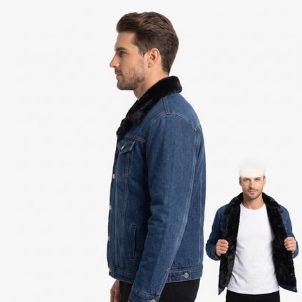 Hermosa Chaqueta Jeans  Vaquero Abrigo Parka Casaca Cazadora Aviadora Bomber Forrada Con C