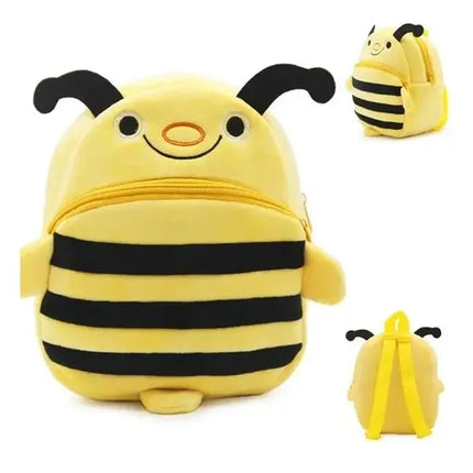 Hermosa Mochila Infantil Felpa Peluche Con Dibujo Animal