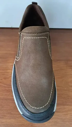 Hermoso Zapato De Cuero Impermeable Sin Cordon Horma Normal